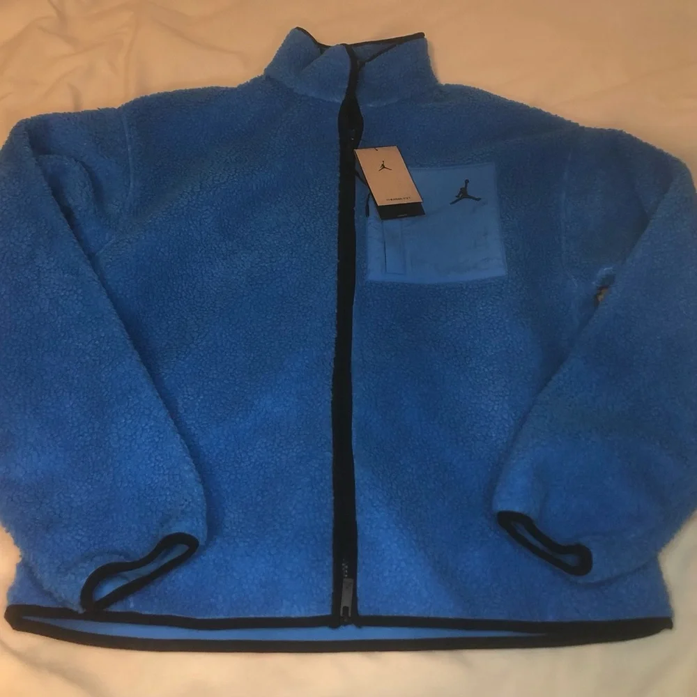 Nike Jordan Flight High-Pile Shearling Sherpa Jacket HV0778-406 Men’s Size S